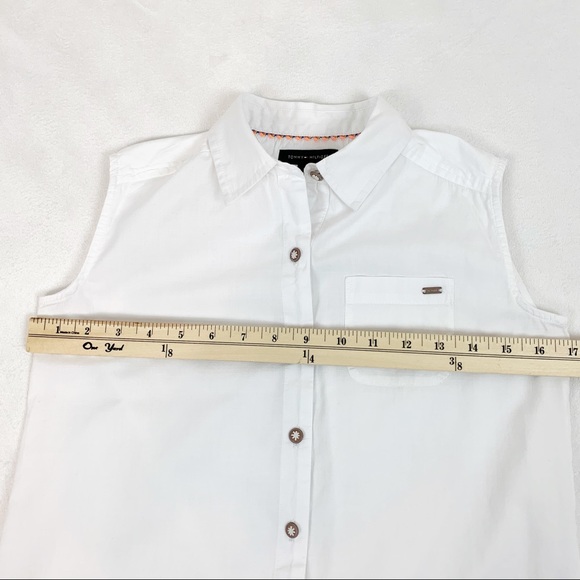 Tommy Hilfiger girls sleeveless button up shirt - Picture 5 of 8